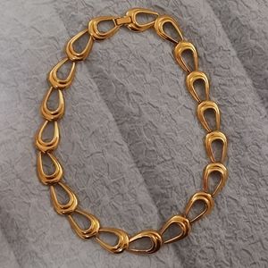 Vintage Chunky Napier Gold Necklace